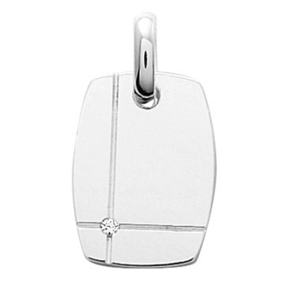 Photo de Pendentif plaques - Argent massif