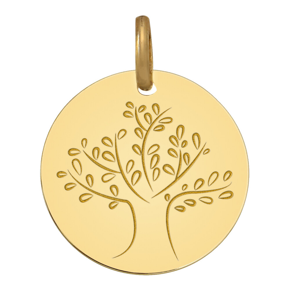 Photo de Médaille Arbre de vie magnifique - Or jaune 9ct