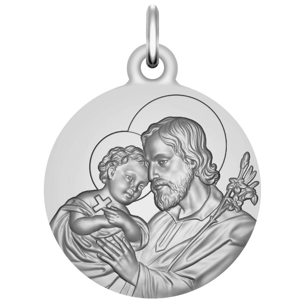 Photo de Médaille Saint Joseph - Argent massif
