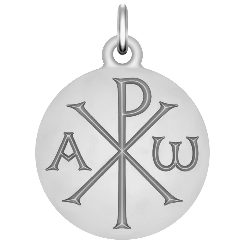 Photo de Médaille Chrisme - Argent massif 